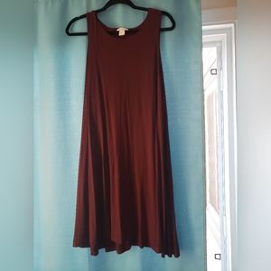 Burgundy H&M dress